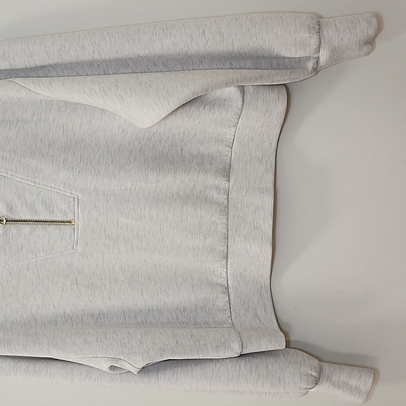 Varley Davidson Quarter-Zip Sweatshirt Ivory Marie Size Large - Picture 8 of 16